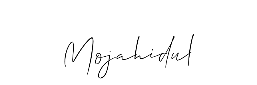Design your own signature with our free online signature maker. With this signature software, you can create a handwritten (Allison_Script) signature for name Mojahidul. Mojahidul signature style 2 images and pictures png