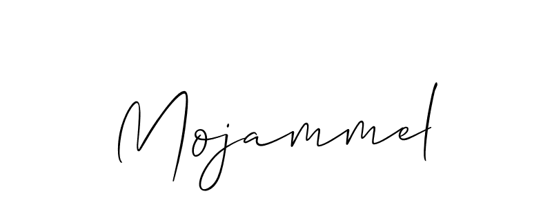 if you are searching for the best signature style for your name Mojammel. so please give up your signature search. here we have designed multiple signature styles  using Allison_Script. Mojammel signature style 2 images and pictures png