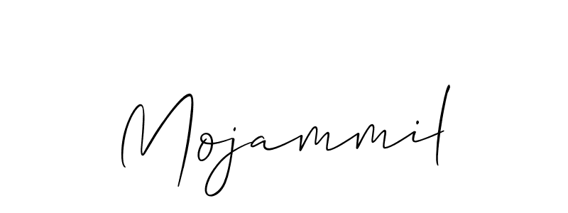 Best and Professional Signature Style for Mojammil. Allison_Script Best Signature Style Collection. Mojammil signature style 2 images and pictures png