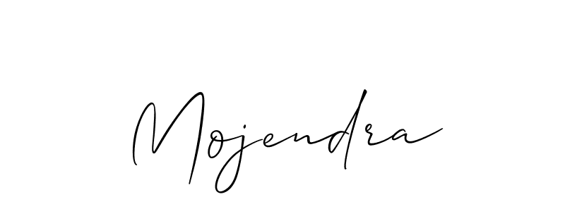 How to make Mojendra name signature. Use Allison_Script style for creating short signs online. This is the latest handwritten sign. Mojendra signature style 2 images and pictures png