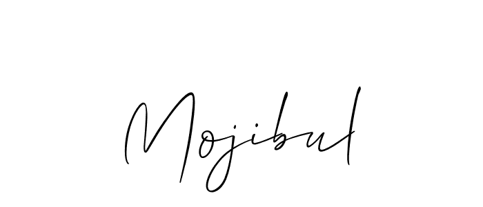 Create a beautiful signature design for name Mojibul. With this signature (Allison_Script) fonts, you can make a handwritten signature for free. Mojibul signature style 2 images and pictures png