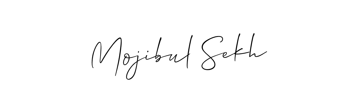 It looks lik you need a new signature style for name Mojibul Sekh. Design unique handwritten (Allison_Script) signature with our free signature maker in just a few clicks. Mojibul Sekh signature style 2 images and pictures png