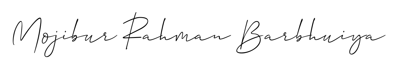 Personalize your online presence with Mojibur Rahman Barbhuiya signature rendered in elegant Allison_Script font. Great for website footers and blogs. Mojibur Rahman Barbhuiya signature style 2 images and pictures png