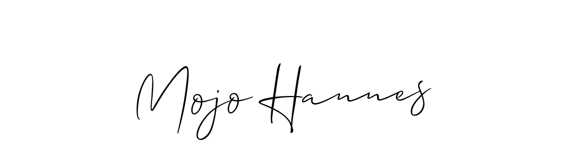 Make a short Mojo Hannes signature style. Manage your documents anywhere anytime using Allison_Script. Create and add eSignatures, submit forms, share and send files easily. Mojo Hannes signature style 2 images and pictures png
