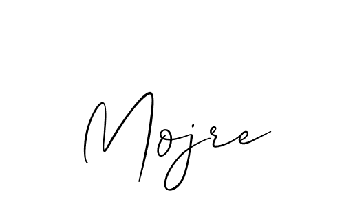 Create a beautiful signature design for name Mojre. With this signature (Allison_Script) fonts, you can make a handwritten signature for free. Mojre signature style 2 images and pictures png