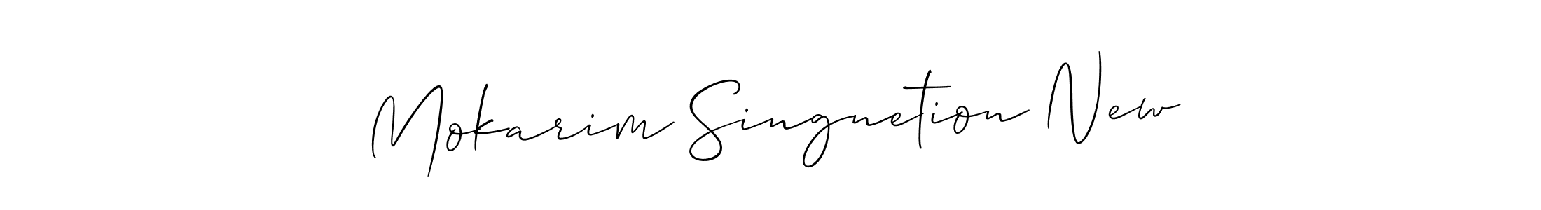 if you are searching for the best signature style for your name Mokarim Singnetion New. so please give up your signature search. here we have designed multiple signature styles  using Allison_Script. Mokarim Singnetion New signature style 2 images and pictures png