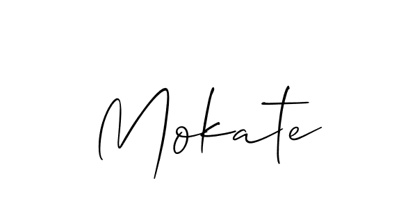 Once you've used our free online signature maker to create your best signature Allison_Script style, it's time to enjoy all of the benefits that Mokate name signing documents. Mokate signature style 2 images and pictures png