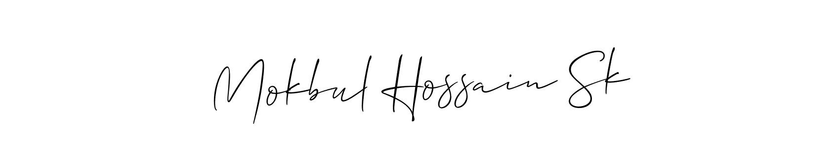 You can use this online signature creator to create a handwritten signature for the name Mokbul Hossain Sk. This is the best online autograph maker. Mokbul Hossain Sk signature style 2 images and pictures png