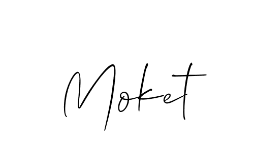 Make a short Moket signature style. Manage your documents anywhere anytime using Allison_Script. Create and add eSignatures, submit forms, share and send files easily. Moket signature style 2 images and pictures png