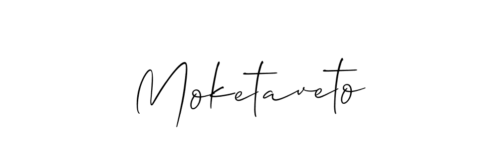 Make a beautiful signature design for name Moketaveto. Use this online signature maker to create a handwritten signature for free. Moketaveto signature style 2 images and pictures png