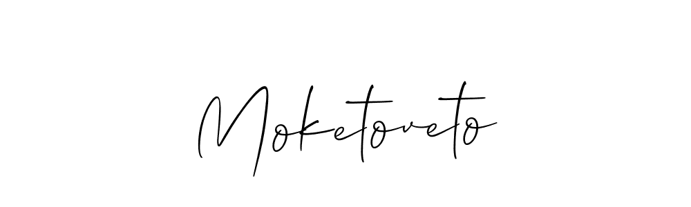 You can use this online signature creator to create a handwritten signature for the name Moketoveto. This is the best online autograph maker. Moketoveto signature style 2 images and pictures png