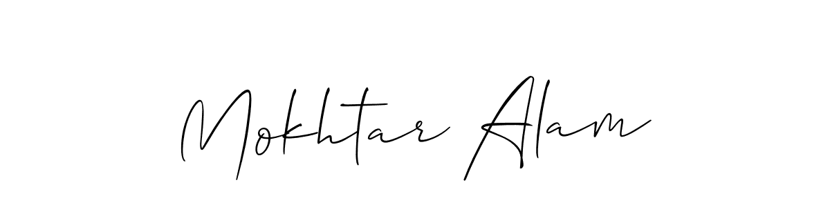 Design your own signature with our free online signature maker. With this signature software, you can create a handwritten (Allison_Script) signature for name Mokhtar Alam. Mokhtar Alam signature style 2 images and pictures png