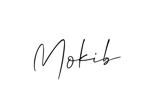 Similarly Allison_Script is the best handwritten signature design. Signature creator online .You can use it as an online autograph creator for name Mokib. Mokib signature style 2 images and pictures png