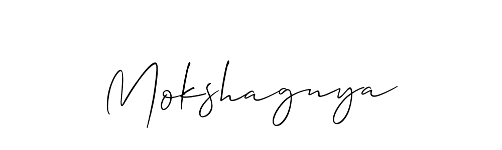 Once you've used our free online signature maker to create your best signature Allison_Script style, it's time to enjoy all of the benefits that Mokshagnya name signing documents. Mokshagnya signature style 2 images and pictures png