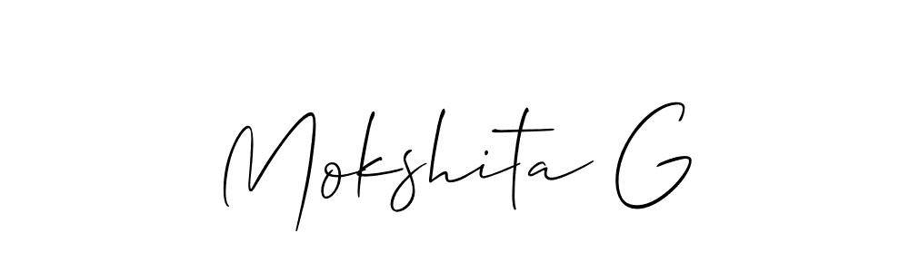 See photos of Mokshita G official signature by Spectra . Check more albums & portfolios. Read reviews & check more about Allison_Script font. Mokshita G signature style 2 images and pictures png