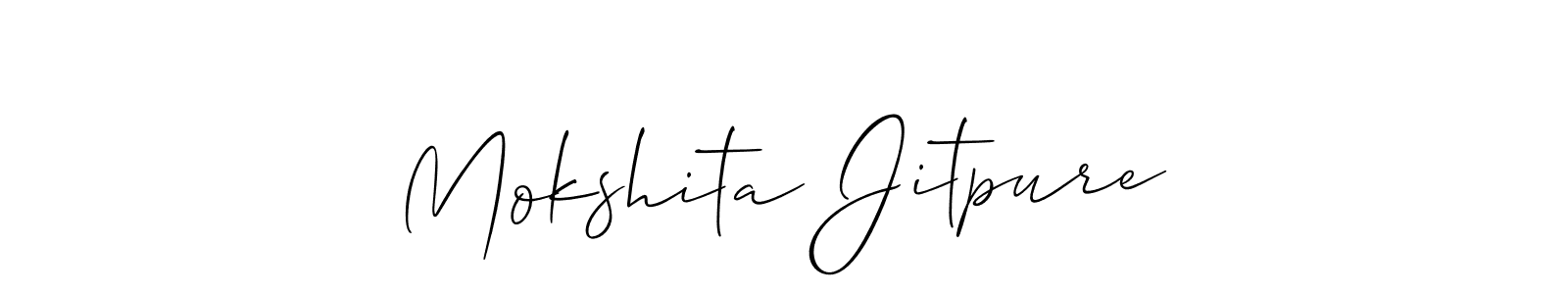 Once you've used our free online signature maker to create your best signature Allison_Script style, it's time to enjoy all of the benefits that Mokshita Jitpure name signing documents. Mokshita Jitpure signature style 2 images and pictures png