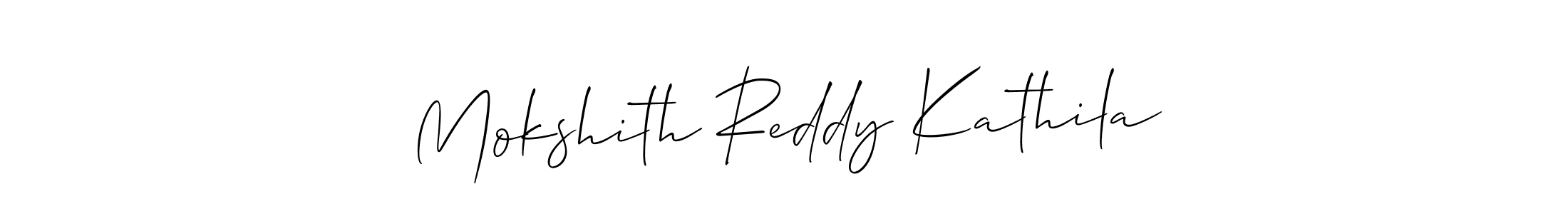 Check out images of Autograph of Mokshith Reddy Kathila name. Actor Mokshith Reddy Kathila Signature Style. Allison_Script is a professional sign style online. Mokshith Reddy Kathila signature style 2 images and pictures png