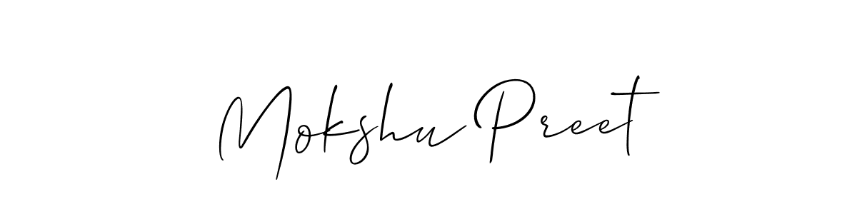 See photos of Mokshu Preet official signature by Spectra . Check more albums & portfolios. Read reviews & check more about Allison_Script font. Mokshu Preet signature style 2 images and pictures png