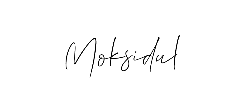 Also You can easily find your signature by using the search form. We will create Moksidul name handwritten signature images for you free of cost using Allison_Script sign style. Moksidul signature style 2 images and pictures png