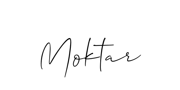 How to make Moktar name signature. Use Allison_Script style for creating short signs online. This is the latest handwritten sign. Moktar signature style 2 images and pictures png