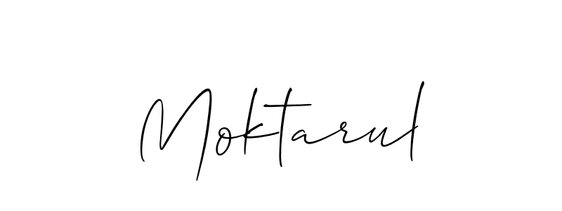 How to make Moktarul signature? Allison_Script is a professional autograph style. Create handwritten signature for Moktarul name. Moktarul signature style 2 images and pictures png