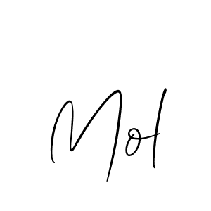 The best way (Allison_Script) to make a short signature is to pick only two or three words in your name. The name Mol include a total of six letters. For converting this name. Mol signature style 2 images and pictures png