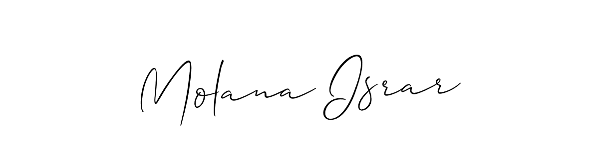 Make a beautiful signature design for name Molana Israr. Use this online signature maker to create a handwritten signature for free. Molana Israr signature style 2 images and pictures png