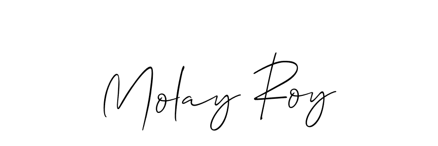 Once you've used our free online signature maker to create your best signature Allison_Script style, it's time to enjoy all of the benefits that Molay Roy name signing documents. Molay Roy signature style 2 images and pictures png