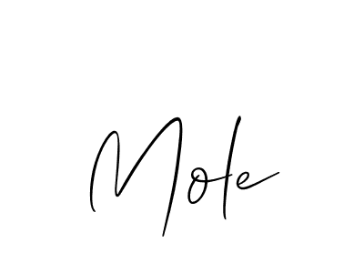 Make a short Mole signature style. Manage your documents anywhere anytime using Allison_Script. Create and add eSignatures, submit forms, share and send files easily. Mole signature style 2 images and pictures png