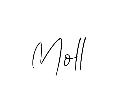 if you are searching for the best signature style for your name Moll. so please give up your signature search. here we have designed multiple signature styles  using Allison_Script. Moll signature style 2 images and pictures png