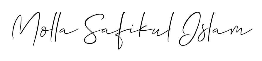 Transform the name Molla Safikul Islam into a signature masterpiece using Allison_Script font. Ideal for photographers, artists, and creators looking for watermarks. Molla Safikul Islam signature style 2 images and pictures png
