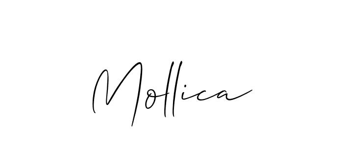 Mollica stylish signature style. Best Handwritten Sign (Allison_Script) for my name. Handwritten Signature Collection Ideas for my name Mollica. Mollica signature style 2 images and pictures png