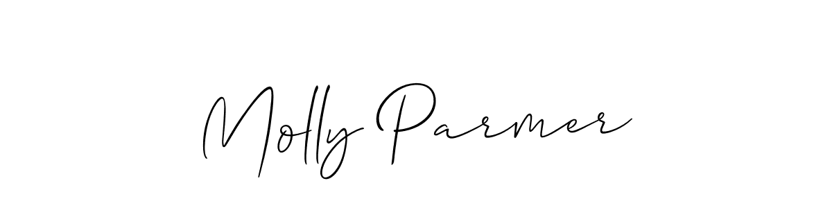 How to make Molly Parmer signature? Allison_Script is a professional autograph style. Create handwritten signature for Molly Parmer name. Molly Parmer signature style 2 images and pictures png