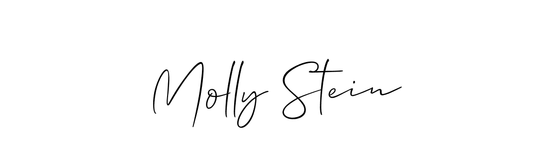 Design your own signature with our free online signature maker. With this signature software, you can create a handwritten (Allison_Script) signature for name Molly Stein. Molly Stein signature style 2 images and pictures png