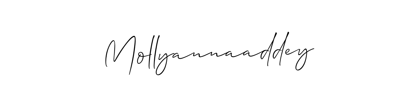The best way (Allison_Script) to make a short signature is to pick only two or three words in your name. The name Mollyannaaddey include a total of six letters. For converting this name. Mollyannaaddey signature style 2 images and pictures png