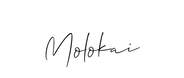 Molokai stylish signature style. Best Handwritten Sign (Allison_Script) for my name. Handwritten Signature Collection Ideas for my name Molokai. Molokai signature style 2 images and pictures png