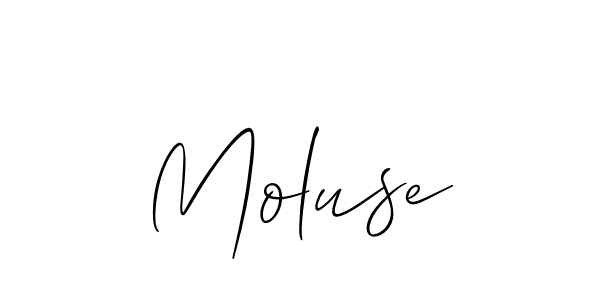 Check out images of Autograph of Moluse name. Actor Moluse Signature Style. Allison_Script is a professional sign style online. Moluse signature style 2 images and pictures png