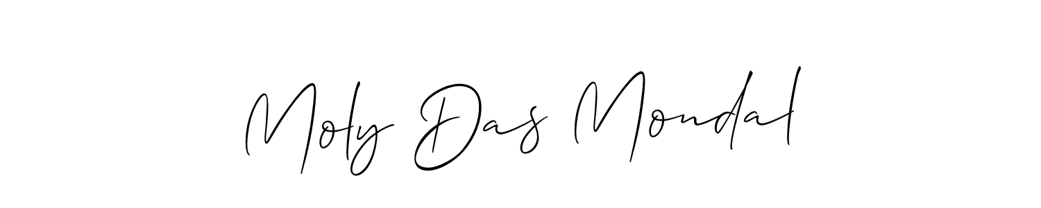 Also You can easily find your signature by using the search form. We will create Moly Das Mondal name handwritten signature images for you free of cost using Allison_Script sign style. Moly Das Mondal signature style 2 images and pictures png