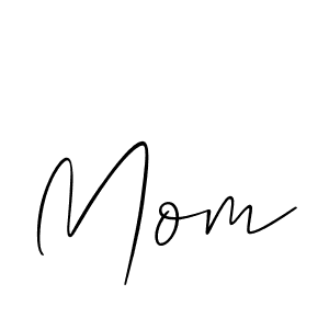 How to make Mom name signature. Use Allison_Script style for creating short signs online. This is the latest handwritten sign. Mom signature style 2 images and pictures png