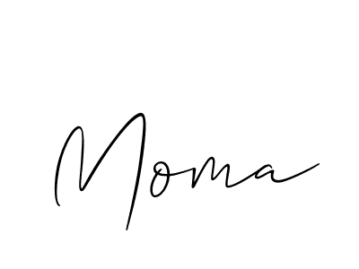 Best and Professional Signature Style for Moma. Allison_Script Best Signature Style Collection. Moma signature style 2 images and pictures png