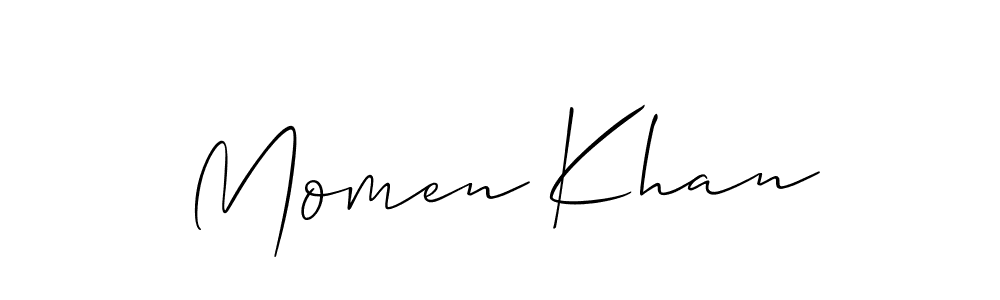 You can use this online signature creator to create a handwritten signature for the name Momen Khan. This is the best online autograph maker. Momen Khan signature style 2 images and pictures png