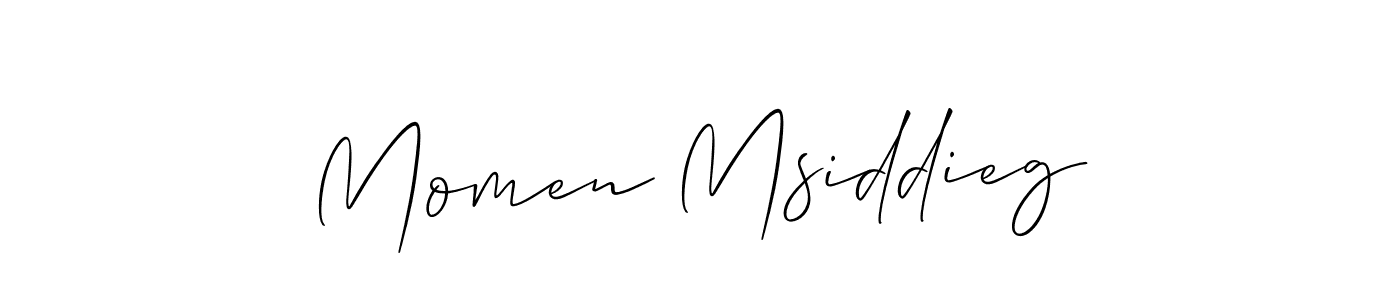 Check out images of Autograph of Momen Msiddieg name. Actor Momen Msiddieg Signature Style. Allison_Script is a professional sign style online. Momen Msiddieg signature style 2 images and pictures png