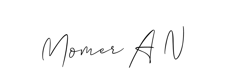 Once you've used our free online signature maker to create your best signature Allison_Script style, it's time to enjoy all of the benefits that Momer A N name signing documents. Momer A N signature style 2 images and pictures png