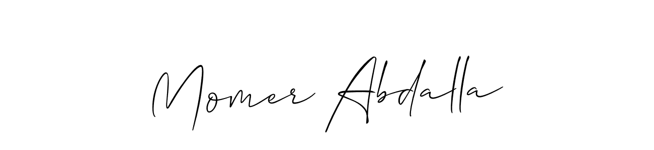 Here are the top 10 professional signature styles for the name Momer Abdalla. These are the best autograph styles you can use for your name. Momer Abdalla signature style 2 images and pictures png