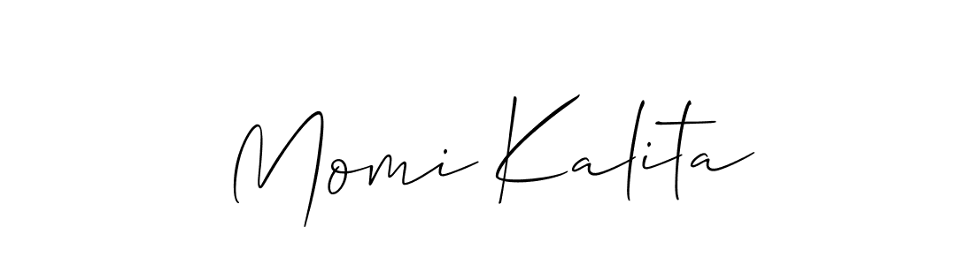 Best and Professional Signature Style for Momi Kalita. Allison_Script Best Signature Style Collection. Momi Kalita signature style 2 images and pictures png