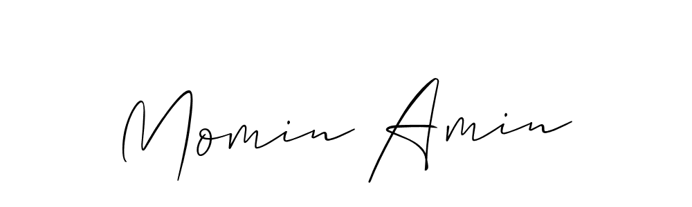 Once you've used our free online signature maker to create your best signature Allison_Script style, it's time to enjoy all of the benefits that Momin Amin name signing documents. Momin Amin signature style 2 images and pictures png