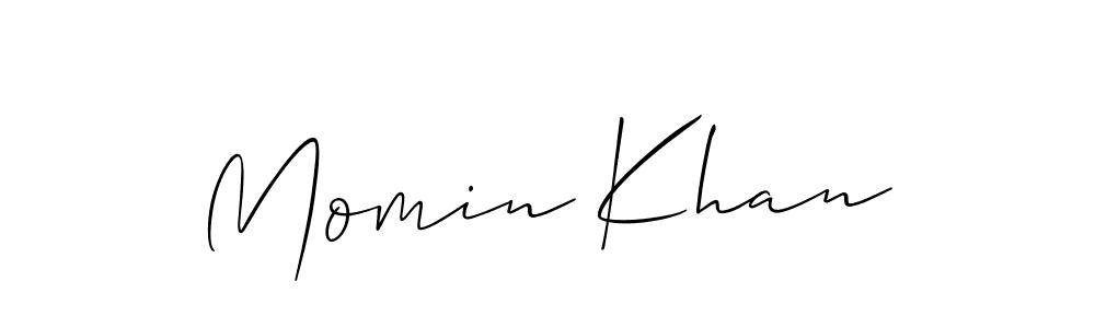 Best and Professional Signature Style for Momin Khan. Allison_Script Best Signature Style Collection. Momin Khan signature style 2 images and pictures png