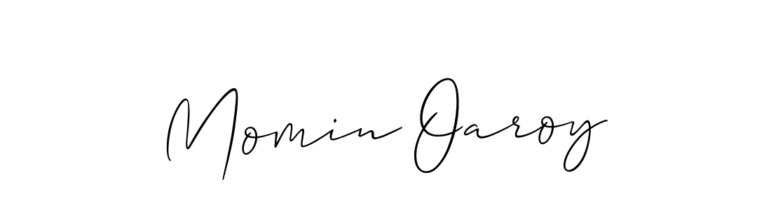 Also You can easily find your signature by using the search form. We will create Momin Oaroy name handwritten signature images for you free of cost using Allison_Script sign style. Momin Oaroy signature style 2 images and pictures png