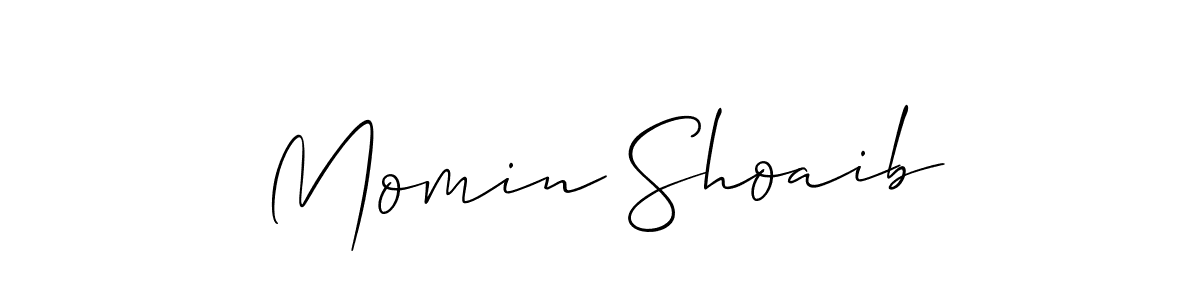 It looks lik you need a new signature style for name Momin Shoaib. Design unique handwritten (Allison_Script) signature with our free signature maker in just a few clicks. Momin Shoaib signature style 2 images and pictures png