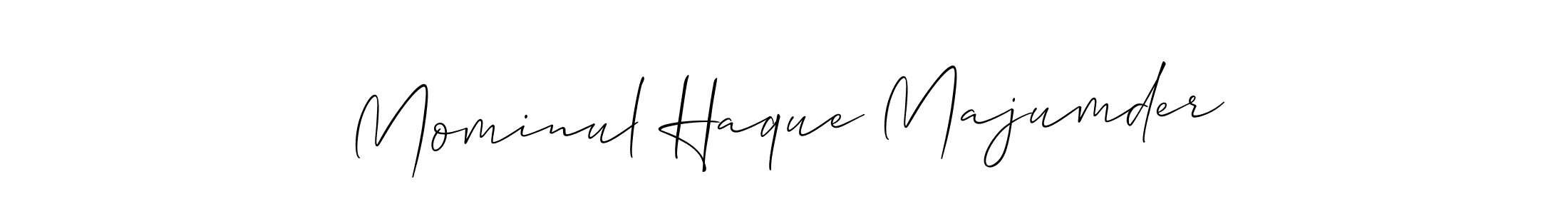 Similarly Allison_Script is the best handwritten signature design. Signature creator online .You can use it as an online autograph creator for name Mominul Haque Majumder. Mominul Haque Majumder signature style 2 images and pictures png